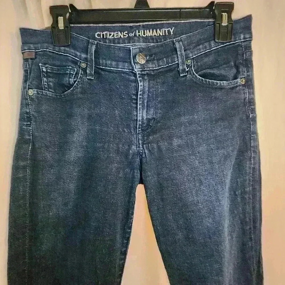 Citizens Of Hunanity Dark wash Skinny Denim Jean 30in - Picture 6 of 9